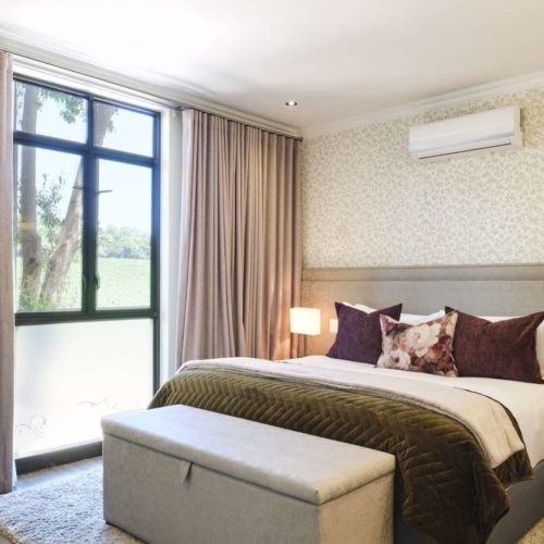 green bedroom